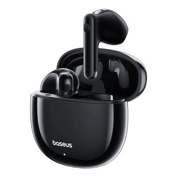 Слушалки Baseus Bowie E13 Black, безжични, микрофон, Bluetooth, до 6 часа време на работа, черни | JAR Computers Baseus Bowie E13 TWS Black A00059701127-Z1