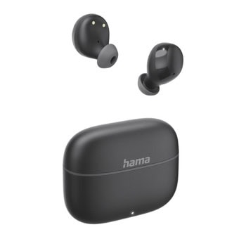 Слушалки Hama Freedom Buddy II, безжични, Bluetooth, микрофон, до 16 часа време на работа, управление с гласови асистенти Google и Siri, черни | JAR Computers Hama Freedom Buddy II Black 221758