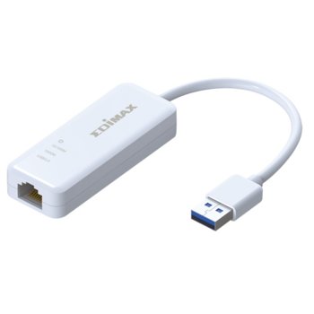 Мрежови адаптер Edimax EU-4306, USB 3.0 А(м) към LAN (RJ-45), 1000Mbps | JAR Computers Edimax EU-4306 USB 3.0 Gigabit Ethernet