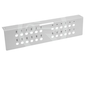 Panel for double wall-mounting FO splice-box