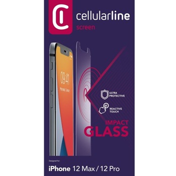 Cellularline Tempered Glass for iPhone 12/12 Pro