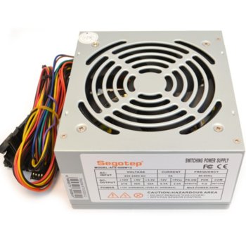 Захранване Segotep ATX-500W12 bulk, 500W, Passive PFC, 120mm silent вентилатор | JAR Computers Segotep ATX-500W12