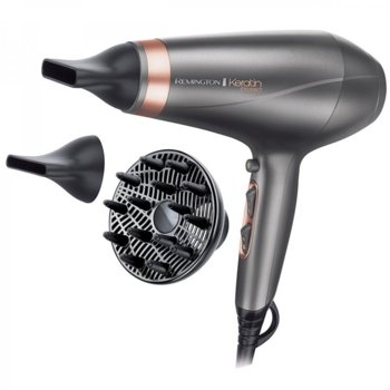 Сешоар Remington AC8820, 2200W, 2 скорости, дифузер, концентратор, йонизирана струя, черен | JAR Computers Remington AC8820
