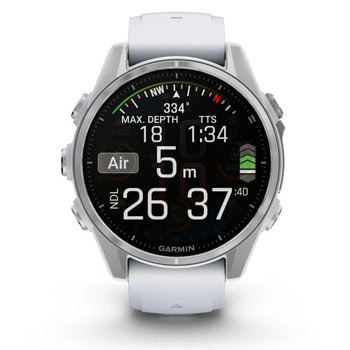 Garmin fenix 8 43mm Silver Whitestone 010-02903-00