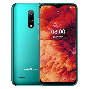Смартфон Ulefone Note 8P (зелен), поддържа 2 SIM карти, 5.5" (13.97 cm) LCD дисплей, четириядрен MediaTek MT6737 1.3 GHz, 2GB RAM, 16GB Flash памет(+microSD слот), 8.0 + 2.0 & 5.0 Mpix камери, Android, 153g | JAR Computers Ulefone Note 8P 2/16GB Midnight Green