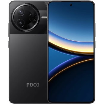 Смартфон POCO F7 Ultra (черен), поддържа 2 SIM карти, 6.67" (16.94cm) AMOLED 120Hz дисплей, осемядрен Snapdragon 8 Elite 4.32 GHz, 16GB RAM, 512GB Flash памет, 50 + 50 + 32 & 32 Mpix камера, Android | JAR Computers POCO F7 Ultra 16/512 Black