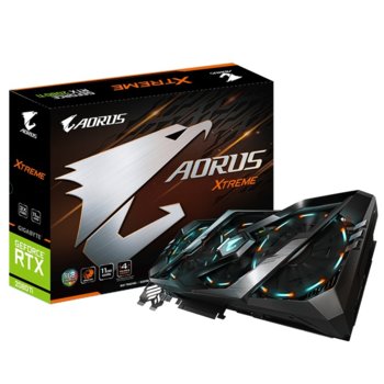 Видео карта nVidia GeForce RTX 2080 Ti, Gigabyte AORUS GeForce RTX 2080 Ti, PCI-E 3.0, GDDR6, 352bit, DisplayPort, HDMI, USB-C | JAR Computers Gigabyte AORUS GeForce RTX™ 2080 Ti 11G