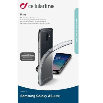 Прозрачен калъф Fine за Samsung Galaxy A6 2018