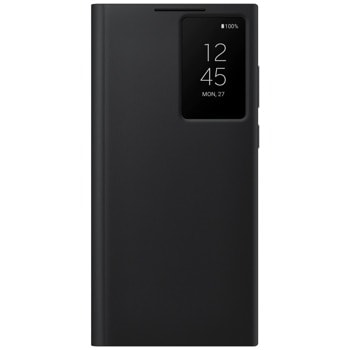 Samsung S22 Ultra Smart Clear View Cover Black