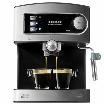 Кафемашина еспресо Cecotec 1503 Espresso 20 Tradizionale, 850W, 20 bar, капацитет на резервоара за вода 1.5л., светлинен индикатор за всяка функция, инокс | JAR Computers Cecotec 1503 Espresso 20 Tradizionale TA18551
