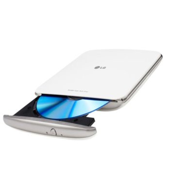 LG GP50NW40 DVD-RW, външна, Slim, бяла, USB 2.0