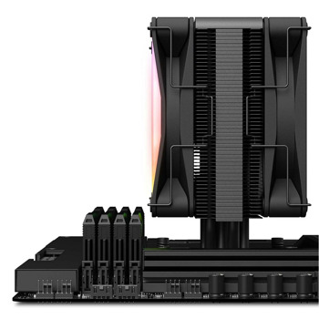 Охлаждане за процесор NZXT T120 RGB черно
