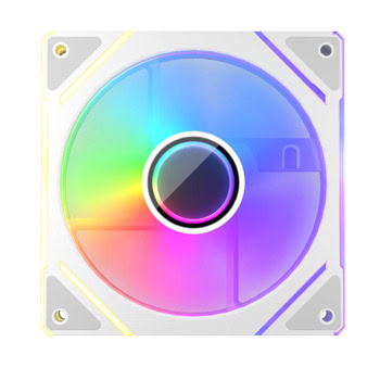 Вентилатор 120mm, 1stPlayer FC7-WH, 3-pin, 1800 rpm, бял | JAR Computers Вентилатори 120mm 1stPlayer FC7-WH