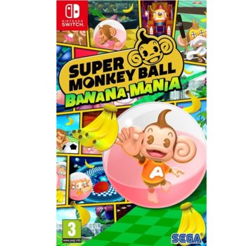 Игра за конзола Super Monkey Ball: Banana Mania, за Nintendo Switch | JAR Computers Super Monkey Ball: Banana Mania Nintendo Switch