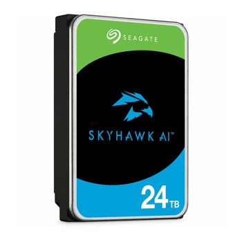 Твърд диск 24TB Seagate SkyHawk AI (ST24000VE002), SATA 6Gb/s, 7200 rpm, 512MB кеш, 3.5" (8.89 cm) | JAR Computers Seagate 24TB SkyHawk AI ST24000VE002