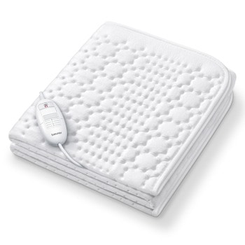 Термоподложка Beurer TTS 19 Compact, система против прегряване, 3 температурни настройки, функция бързо загряване, функция масаж, бяла | JAR Computers Beurer TS 19 Compact 30406