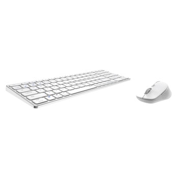 Комплект клавиатура и мишка Rapoo 9700M White