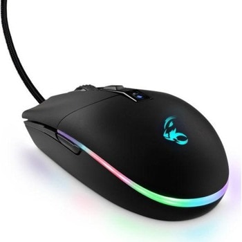 Мишка MediaRange MRGS202, оптична (4 000 dpi), USB, черна, 6 бутона, 60 IPS, RGB подсветка, гейминг | JAR Computers MediaRange MRGS202