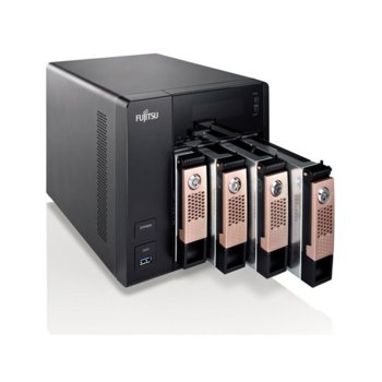 Мрежови диск (NAS) 4x2TB Fujitsu Q802, двуядрен Intel Atom D270x 2.1GHz, 1GB RAM, USB 2.0, Lan1000, eSATA, Gigabit LAN, 2г. | JAR Computers 4x2TB Fujitsu Q802