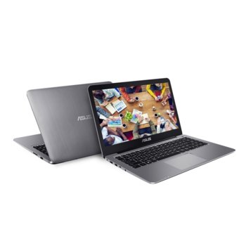 Лаптоп Asus E403NA-GA016 (90NB0DT1-M02110)(сив), четириядрен Apollo Lake Intel Pentium N4200 1.1/2.5 GHz, 14.0" (35.56 cm) HD LED Bcklit Display, (HDMI), 4GB, 128GB SSD, 1x USB C, Linux, 1.50kg | JAR Computers Asus E403NA-GA016