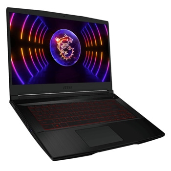 Лаптоп MSI Thin GF63 12VF (9S7-16R821-1262), десетядрен Intel Core i7-12650H 2.3/4.7GHz, 15.6" (39.62cm) Full HD IPS 144Hz Anti-Glare дисплей & GF RTX 4060 8GB, (HDMI), 16GB DDR4, 1TB SSD NVMe, 1x USB 3.2 Gen 1 Type-C, No OS, 1.86kg | JAR Computers MSI Thin GF63 12VF 9S7-16R821-1262