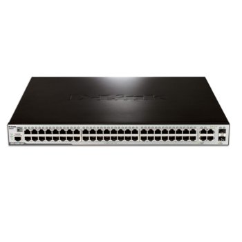 Суич D-Link DES-3200-52P, 1000Mbps, 48 port, PoE, SFP | JAR Computers D-Link DES-3200-52P