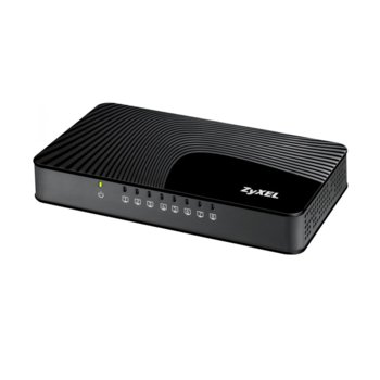 Суич ZyXEL GS-108S v2 8Port, 2000 Mbps | JAR Computers ZyXEL GS-108S v2, 8-порта