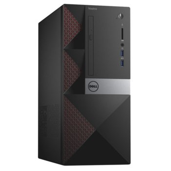 Настолен компютър Dell Vostro 3668 MT (N403VD3668EMEA01_UBU), четириядрен Intel Core i7-7700 3.60/4.20GHz, 8GB DDR4, 1TB HDD, 2x USB 3.0, клавиатура и мишка, Linux | JAR Computers Dell Vostro 3668 MT N403VD3668EMEA01_UBU