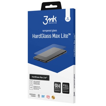 Протектор от закалено стъкло /Tempered Glass/ 3MK HardGlass Max Lite за Apple iPhone 15 Plus, 9H твърдост | JAR Computers 3MK HardGlass Max Lite iPhone 15 Plus