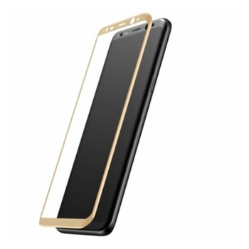 Стъклен протектор за Samsung Galaxy S8 G950 златен