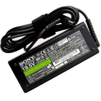 Захранване (оригинално)(ремаркетиран) за лаптопи Sony, 19.5V/3.9A/75W, жак (6.5 x 4.4) | JAR Computers Power Supply 19.5V/3.9A/75W, жак (6.5 x 4.4)