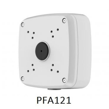 Разпределителна кутия Dahua PFA121, водоустойчива, алуминий, 134 х 134 x 42mm., до 3кг товар, за външен монтаж, бяла | JAR Computers Разпределителна кутия Dahua PFA121
