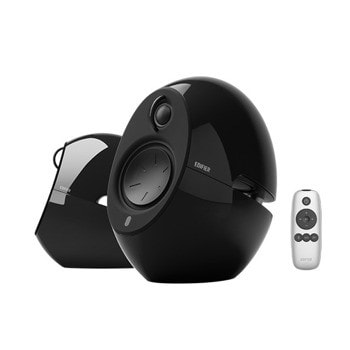 Тонколони Edifier e25HD, 2.0, 74W RMS (2x15W + 2x22W), Optical, Bluetooth, AUX, черни | JAR Computers Edifier e25HD Black