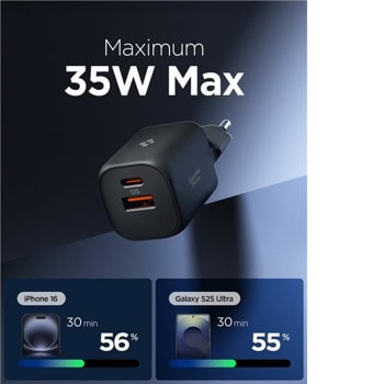 spigen essential 35w ee352eu черен | JAR Computers spigen essential 35w ee352eu черен