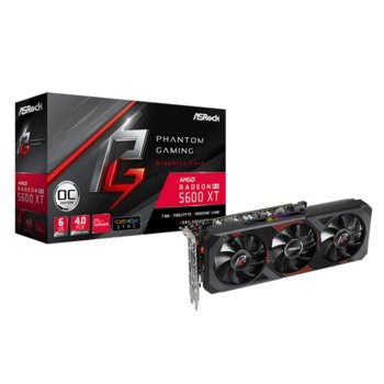 Видео карта AMD Radeon RX 5600 XT, 6GB, ASRock Phantom Gaming D3, PCI-E, GDDR6, 192bit, DisplayPort, HDMI | JAR Computers ASRock Phantom Gaming D3 RX 5600 XT 6G OC