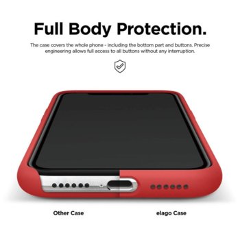 Elago Soft Silicone iPhone 11 red ES11SC61-RD