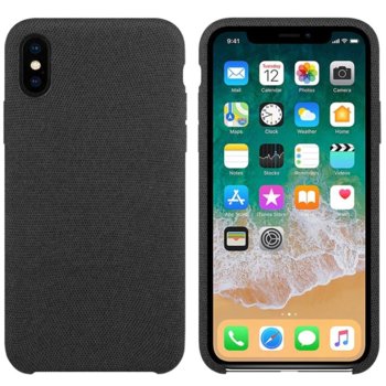 Силиконов гръб Apple iPhone X/XS Син Soft touch