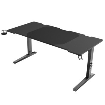 Гейминг бюро Genesis Holm Modular RGB 160, поставка за слушалки и напитка, отвор за кабели, RGB подсветка, черно | JAR Computers Genesis Holm Modular RGB 160 NDS-2250