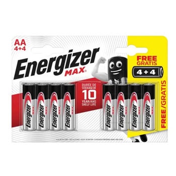 Energizer Max AA 8pcs E303330400