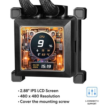 Lian Li HydroShift LCD 360 ARGB Black