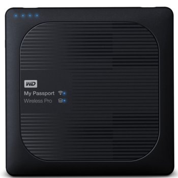 Твърд диск 2TB WD MyPassport Pro (черен), външен, 2.5" (6.35 cm), USB 3.0, Wireless | JAR Computers 2TB WD MyPassport Pro WDBP2P0020BBK