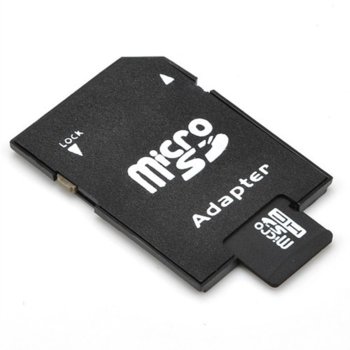 Карта памет 16GB microSDHC, с SD адаптер, Class 10, скорост на четене 10MB/s, скорост на запис 10MB/s | JAR Computers Micro SD + Adapter 16G - 62023