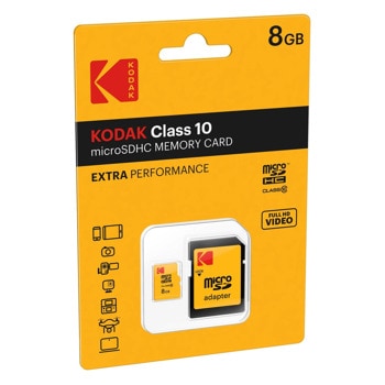 8GB microSDHC Kodak EKMSDM8GHC10CK