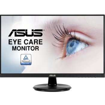 Монитор Asus VA24DQ (90LM0543-B01370), 23.8" (60.5 cm) IPS панел, 75 Hz, Full HD, 5ms, 100000000:1, 250 cd/m2, HDMI, VGA, DisplayPort image
