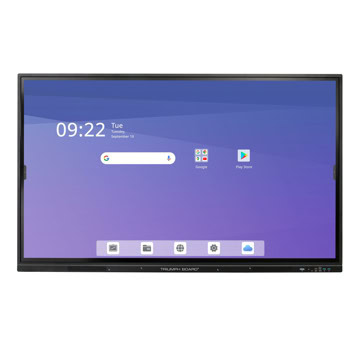 Интерактивен дисплей TRIUMPH BOARD 65 IFP BLACK G 65IFP14, 65" (165.1 cm) UHD/4K VA сензорен дисплей, DisplayPort, HDMI, VGA, USB, USB-C, RS232 | JAR Computers TRIUMPH BOARD 65 IFP BLACK G 65IFP14