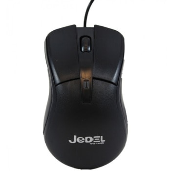Мишка Jedel 230, оптична (800 dpi), USB, черна image
