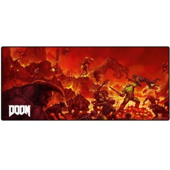 Гейминг подложка за мишка Doom Oversize Retro