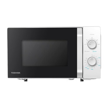 Микровълнова фурна Toshiba MW2-MM20P(WH), механично управление, 800W, 20л. обем, 4 степени на мощност, бяла | JAR Computers Toshiba MW2-MM20P(WH)