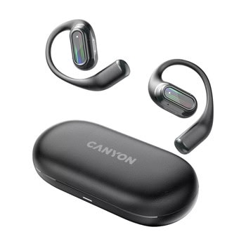 Слушалки Canyon OnFlow 12, безжични, Bluetooth, 4 ENC микрофона, черни | JAR Computers Canyon OnFlow 12 Black CNS-TWS12BK