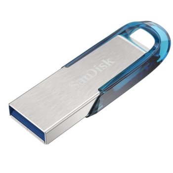 Памет 128 GB USB Flash Drive, SanDisk Ultra Flair, USB 3.0, син | JAR Computers SanDisk Ultra Flair